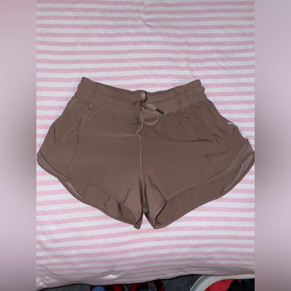 CRZ YOGA Brown Athletic Running Shorts